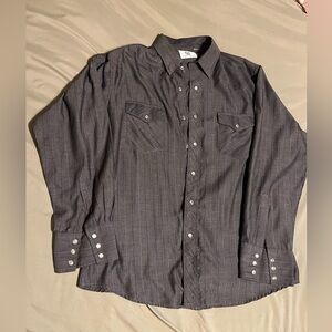 Corral Men's Black Striped Button-Down Shirt
